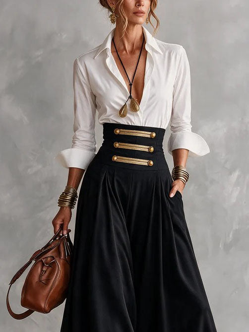 Venecia - Completo composto da camicia a colletto bianco