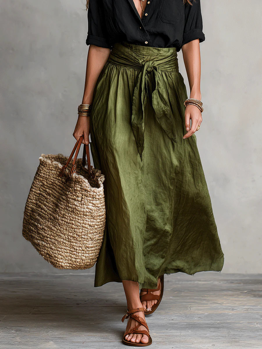 River - Elegante completo midi a due pezzi