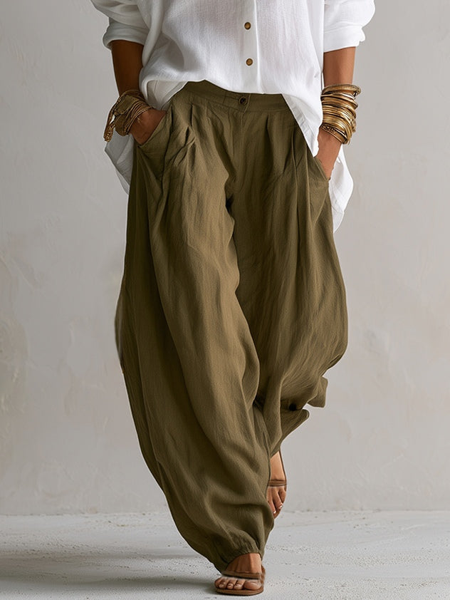 Alicia - Completo composto da camicia ampia e pantaloni