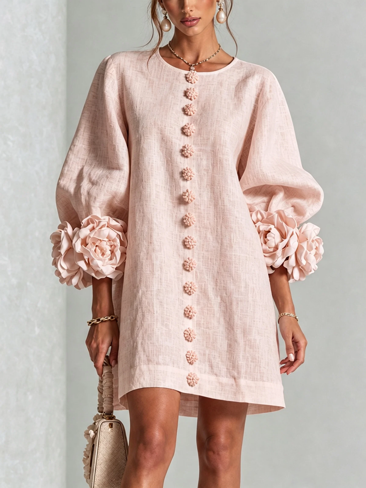 Rosalie - Miniabito con chiusura a bottoni